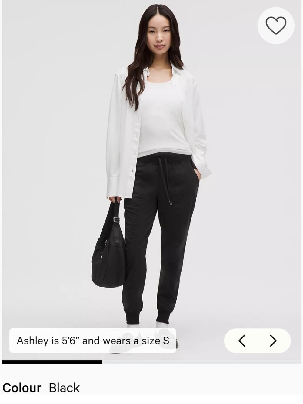 lululemon athletica Dance Studio Mid-Rise Jogger in Black-Women's Size 0 - Picture 7 of 8